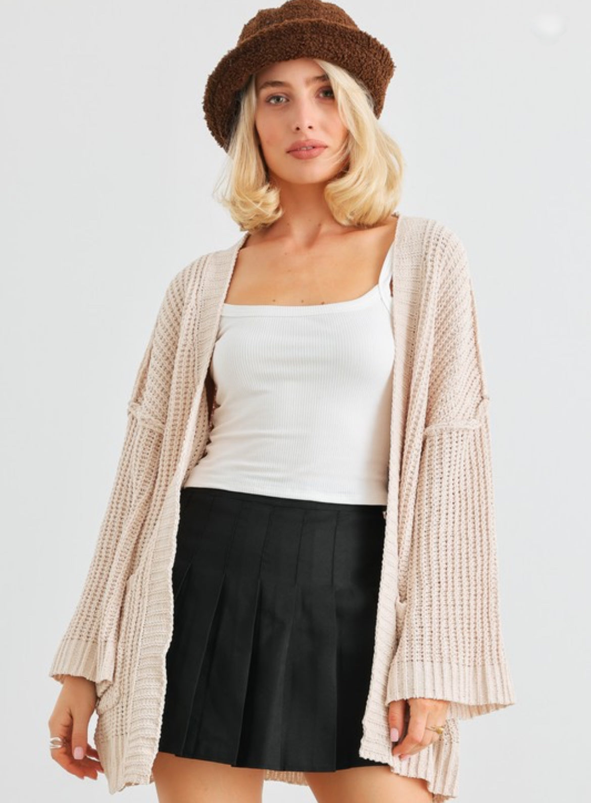 Cream Knit Cardigan