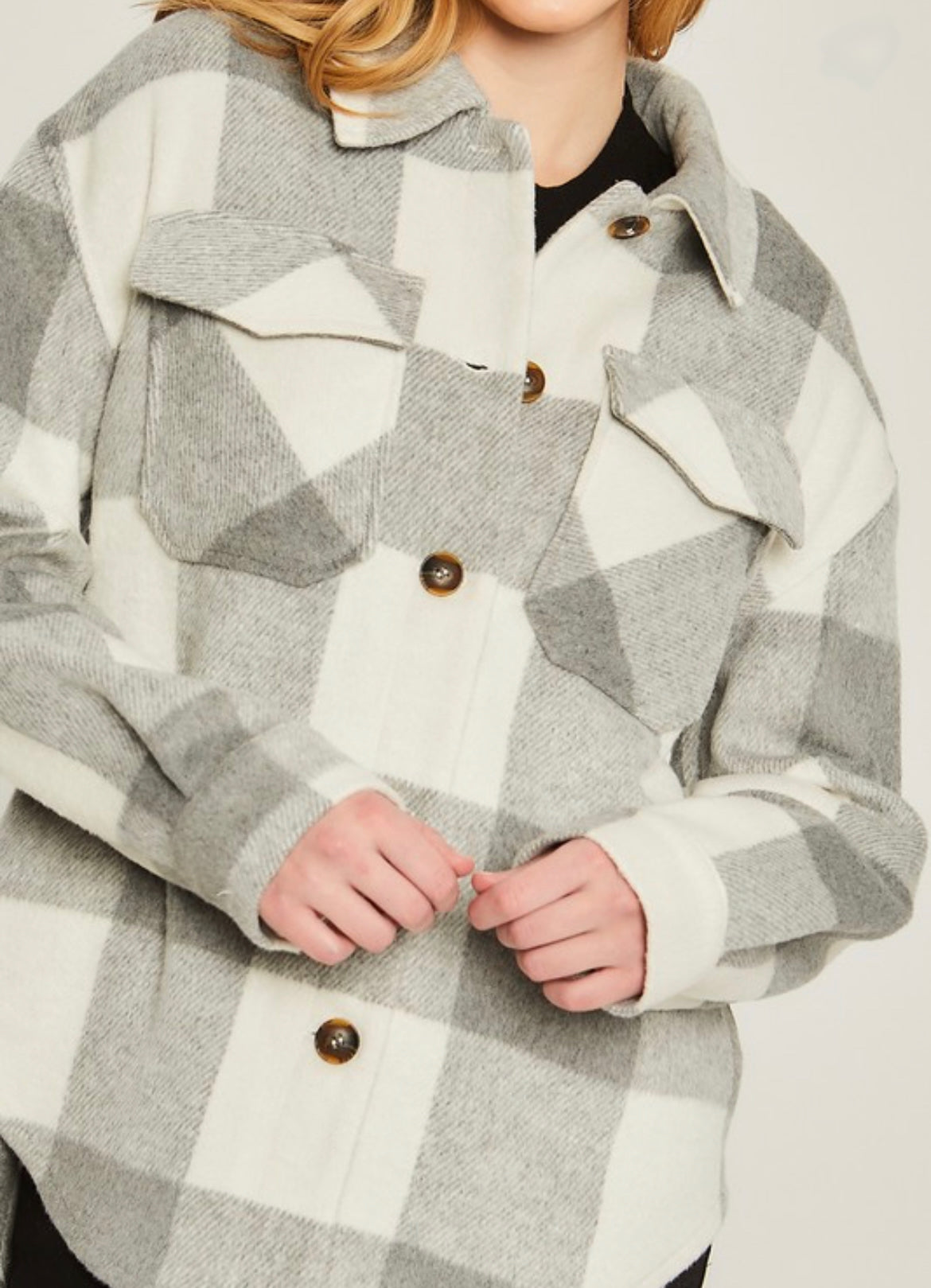 Grey Shacket