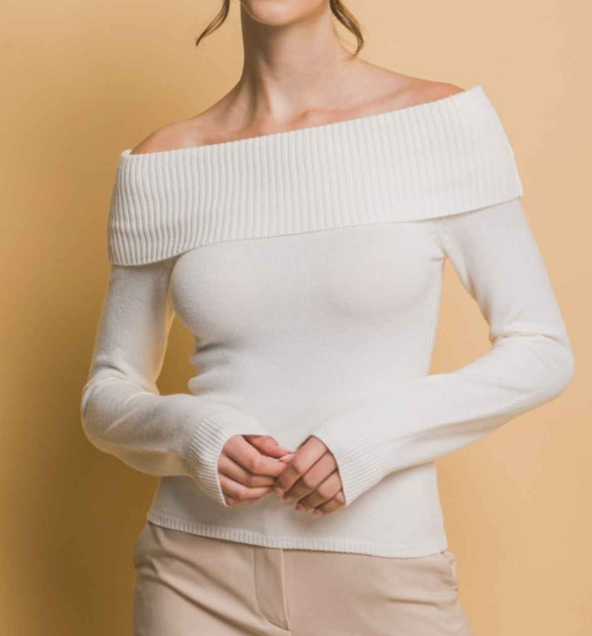 Off The Shoulder Sweater