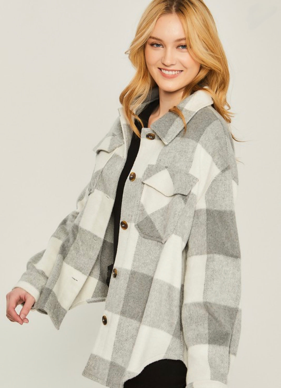 Grey Shacket