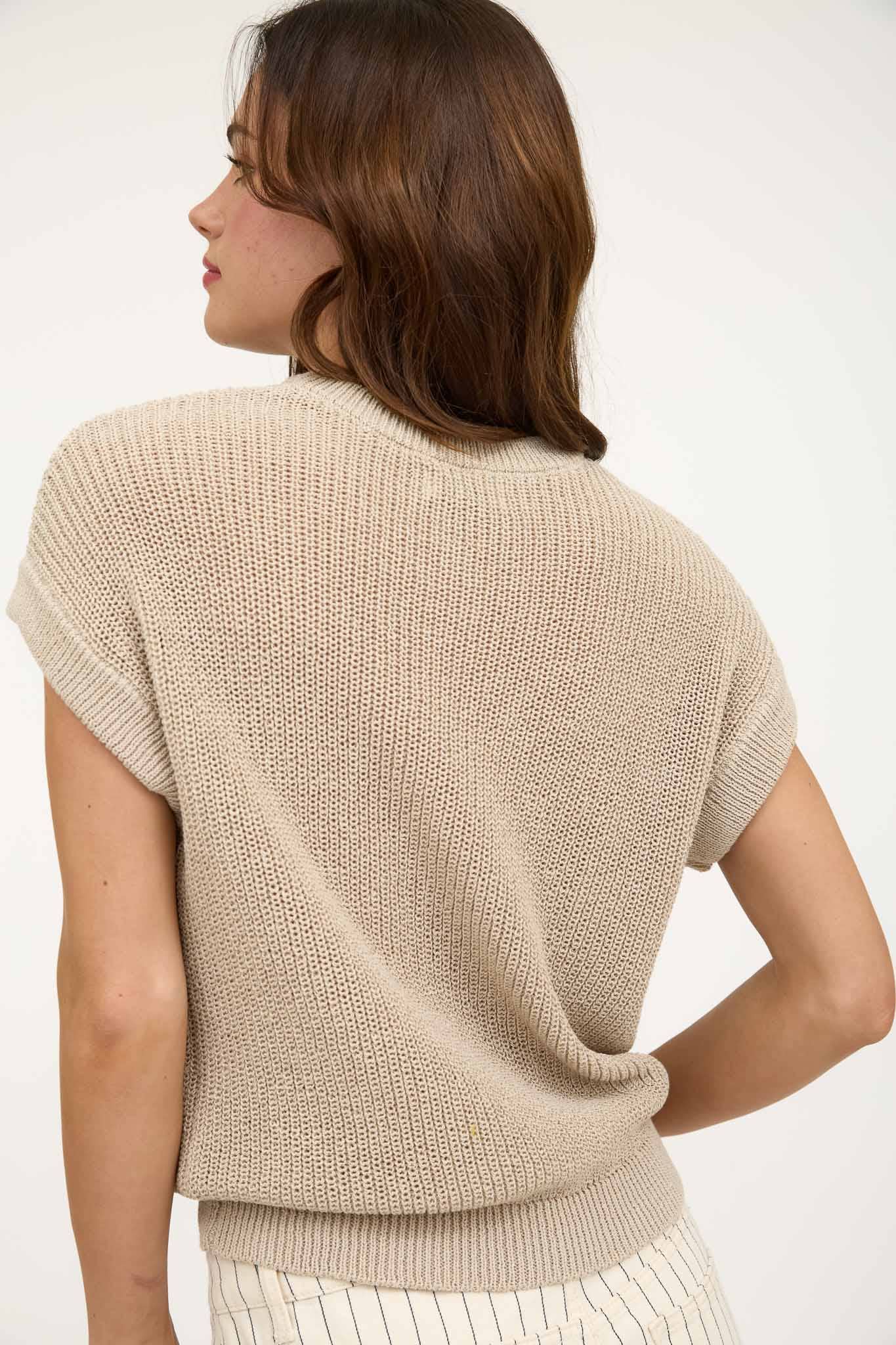 Knit Crew Neck Top