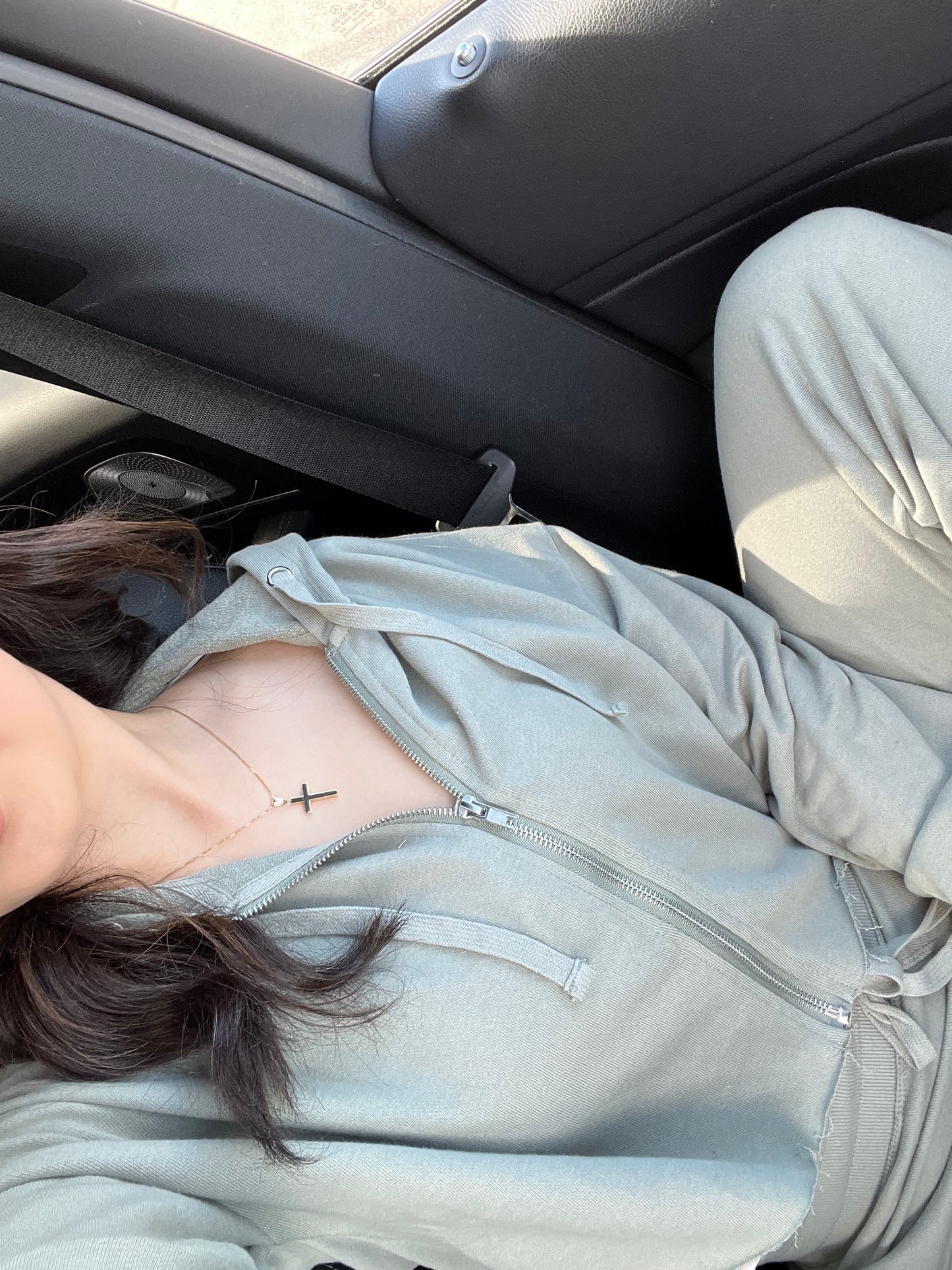 Sage 2 Piece Jacket & Sweatpants Outfit