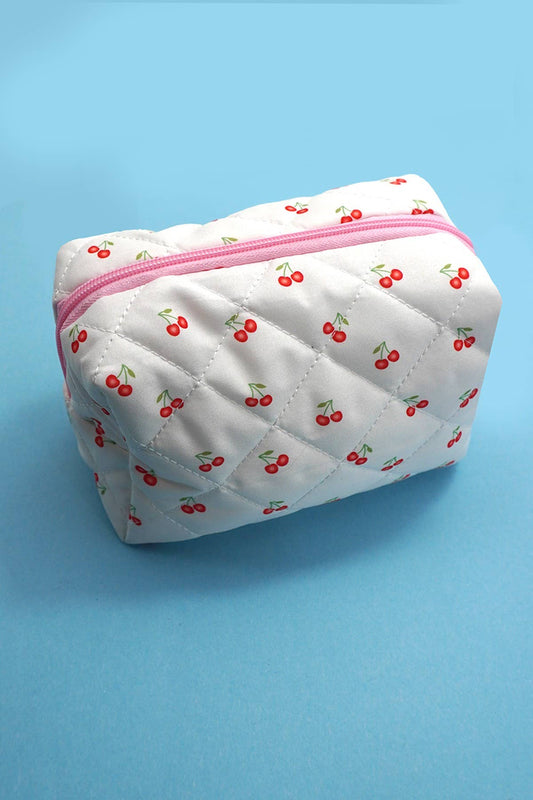 CHERRY MAKEUP COSMETIC POUCH BAG