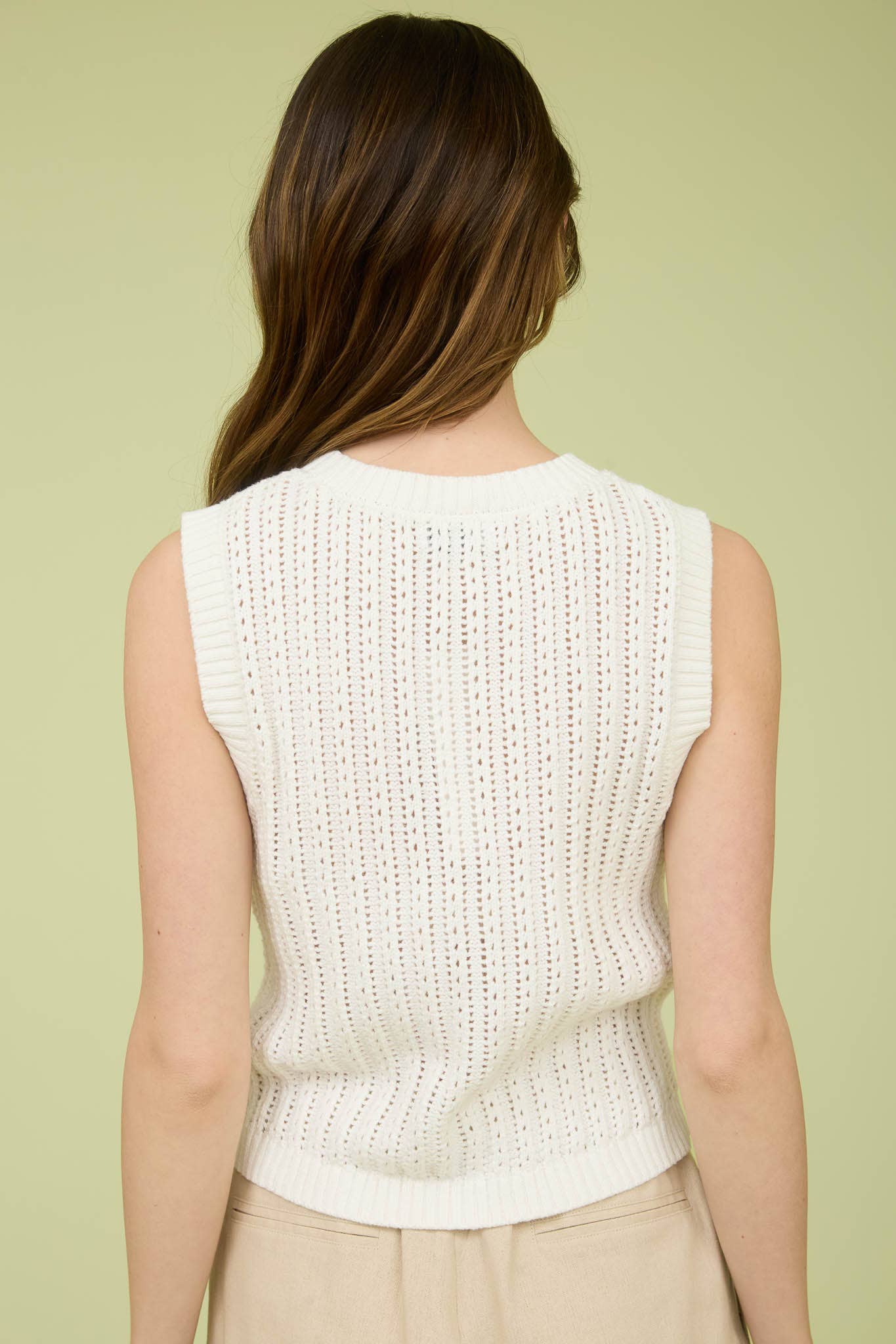 Button Down Cardigan Vest