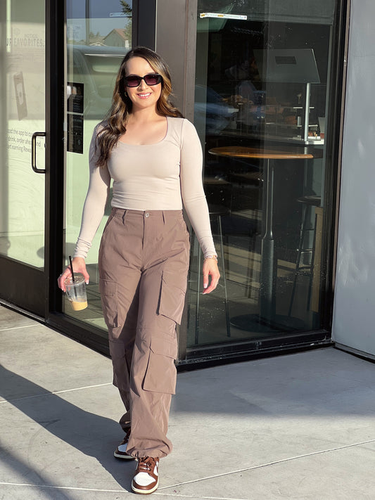 Brown Cargo Pants