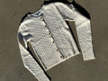 Ivory Cable Knit Cardigan