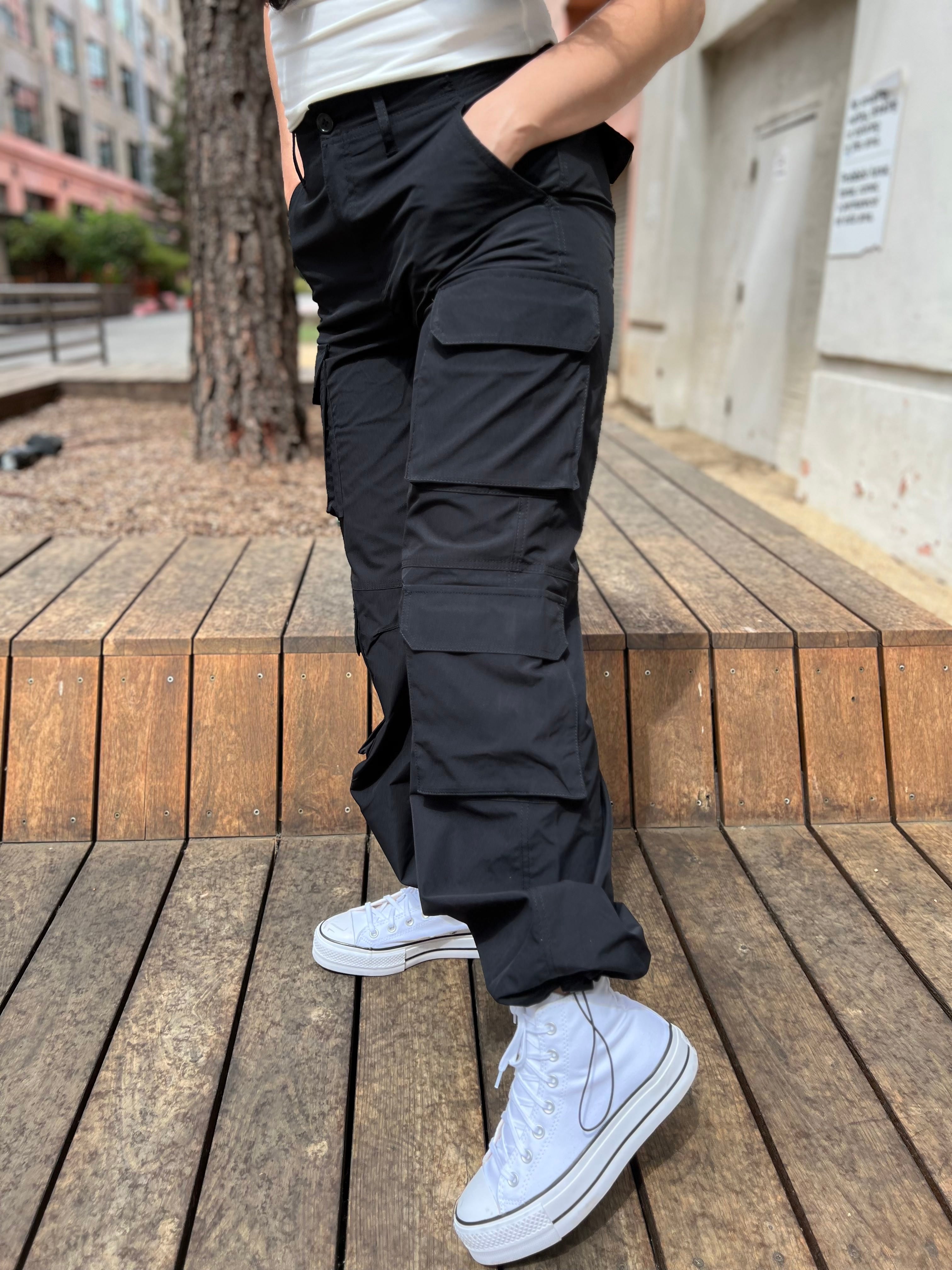 Black Cargo Pants