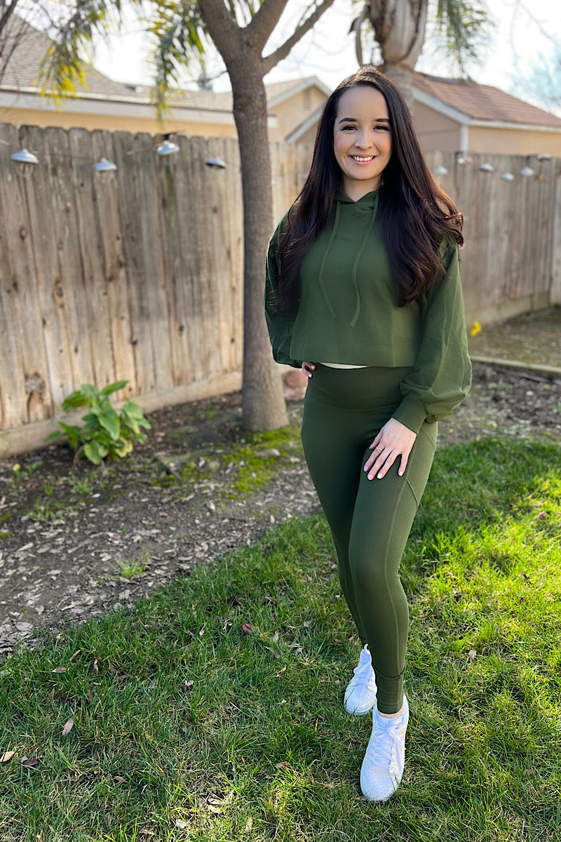 Olive Green Hoodie