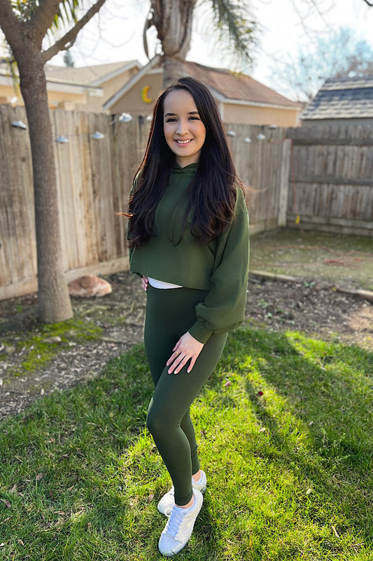 Olive Green Buttery Leggings